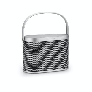 Bang & Olufsen Beosound A5 kaasaskantav multiruum WiFi k&otilde;lar on h&otilde;bedasest alumiiniumist