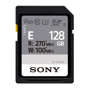Sony карта памяти 128GB, скорость чтения 270 MB/s