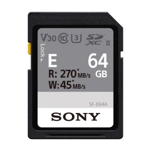 Sony карта памяти 64GB, скорость чтения 270 MB/s