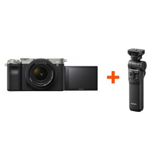Гибридная камера Sony a7c 28-60 мм с подставкой на руках GP-VPT2BT