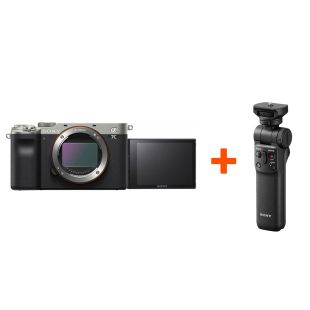 Гибридная камера Sony a7c с подставкой на руках GP-VPT2BT