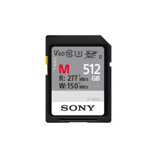 Sony карта памяти 512GB, скорость чтения 277 MB/s