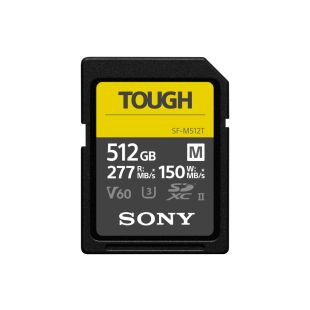 Sony карта памяти 512GB TOUGH, скорость чтения 277 MB/s