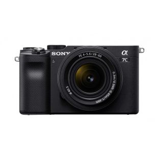 Полнокадровая гибридная камера Sony a7c, комплект 28-60 мм, черная