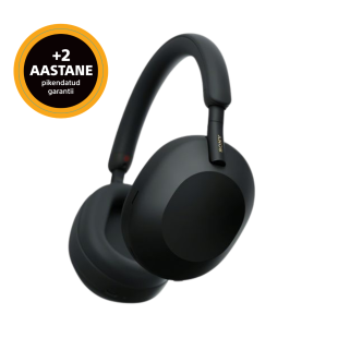 Sony m&uuml;rasummutavad bluetooth Hi-Res k&otilde;rvaklapid WH-1000XM5, must