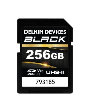 Delkin SDXC BLACK Rugged UHS-II (V90) R300/W250 256GB