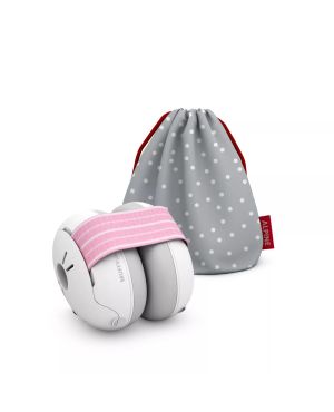 Alpine kuulmiskaitse kõrvaklapid beebidele Muffy Baby, roosa