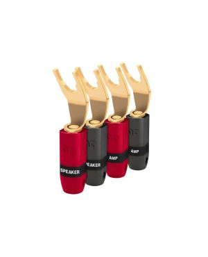 AUDIOQUEST 300 SureGrip Spade, Gold, 4tk