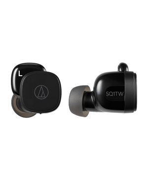 Audio-Technica juhtmevabad kõrvaklapid ATH-SQ1TWBK, must