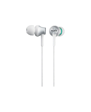 Sony mikrofoniga nööpkõrvaklapid MDR-EX450AP, valge