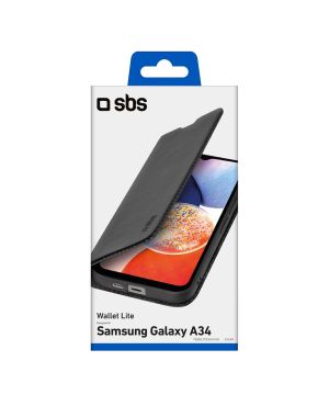 Samsung Galaxy A34 mobiiltelefoni kaaned SBS Lite, must